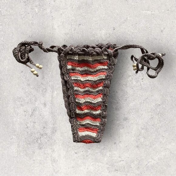 Urban Outfitters Knit Tie Swimsuit Bottom Multicolor NWOT Size S - Picture 1 of 7